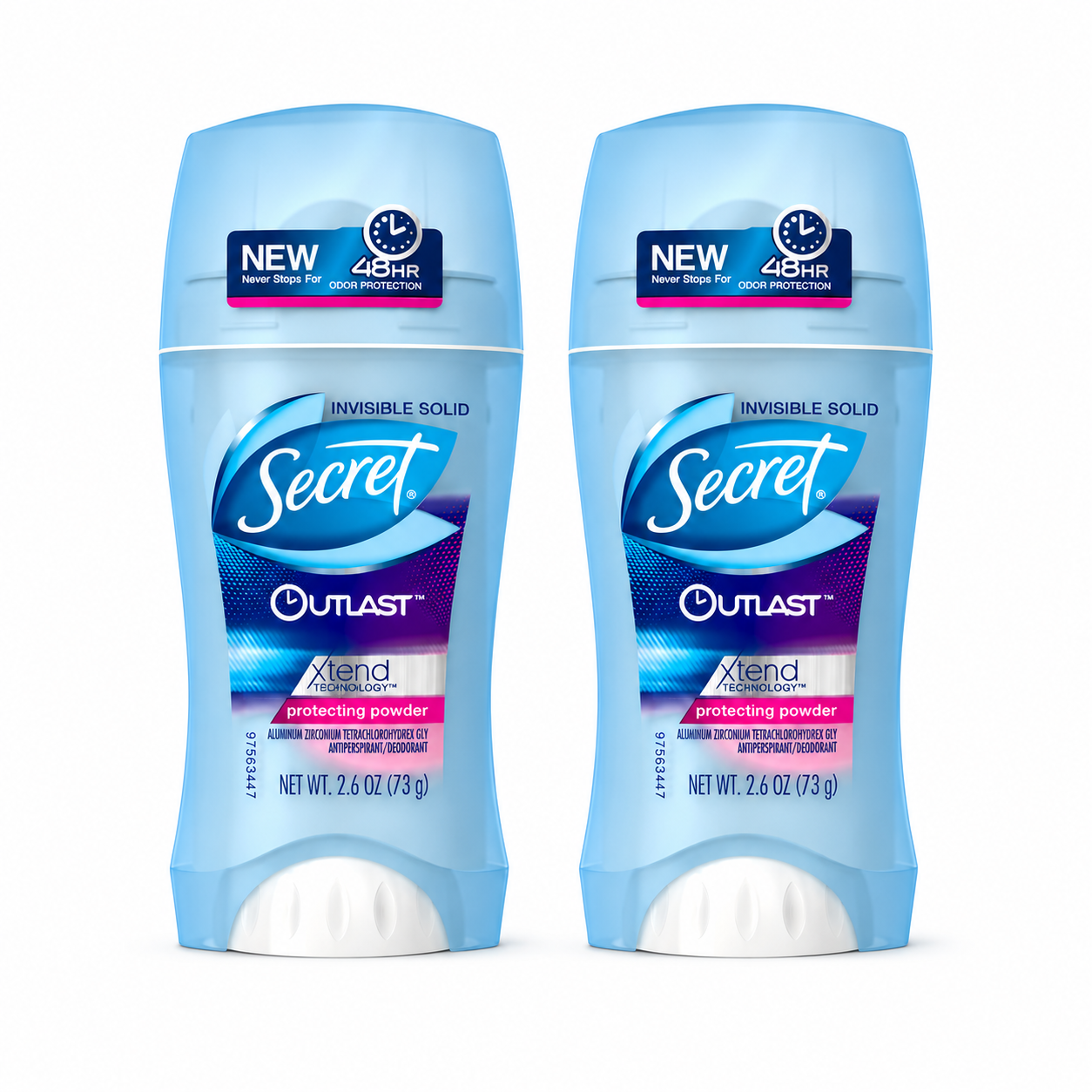 Secret Outlast Invisible Solid Antiperspirant and Deodorant Protecting Powder Scent 2.6 oz Secret